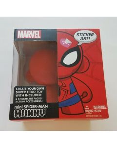 Kidrobot Vinyl - Marvel Munny Spiderman 4" Red Sticker Art