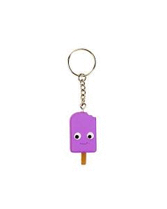 Kidrobot Vinyl - Yummy World Keychain Pudding Pop Purple
