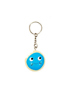 Kidrobot Vinyl - Yummy World Keychain Cookie with Blue Frosting