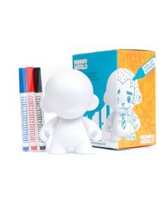 Kidrobot Vinyl Figure Munnyworld Mini Munny with 3 Markers