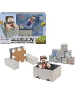 Mattel Mojang Minecraft GVL55 Carrello Scavi Lanciatore
