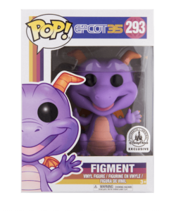 Funko Pop Disney 293 Epcot35 12267 Figment Disneyland Paris Exclusive