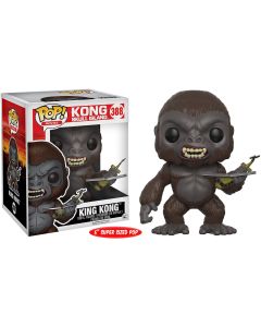 Funko Pop 6" Big Size Movies 388 Kong Skull Island 12477 King Kong SCATOLA ROVINATA