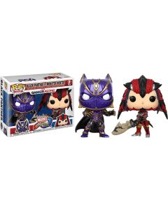Funko Pop 2-Pack Games Marvel Vs Capcom 22780 Black Panther Vs Monster Hunter