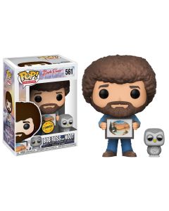Funko Pop Television 558 Bob Ross 25701 and Hoot Chase