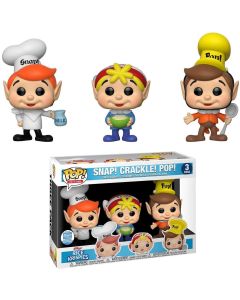 Funko Pop 3-Pack Ad Icons Kellogg's Rice Krispies 25925 Snap! Crepitare! Pop!