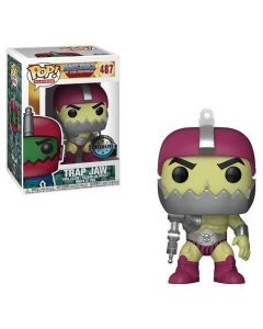 Funko Pop Television 487 Masters Universe MOTU 26154 Trap Jaw Metallic Exclusive