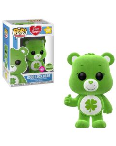 Funko Pop Animation 355 Care Bears 28472 Good Luck Bear Flocked ECCC 2018