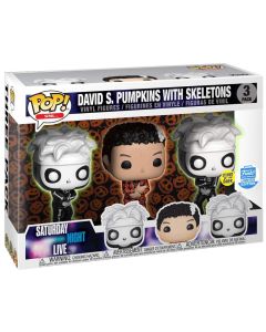 Funko Pop 3-Pack Saturday Night Live SNL 29249 David S. Pumpkins With Skeletons