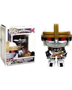 Funko Pop 6" Big Size Television 668 Power Rangers 32288 White Tigerzord Hot Topic