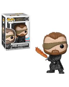 Funko Pop Game of Thrones 65 GOT 34621 Beric Dondarrion Flame Sword NYCC2018