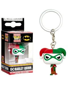 Funko Pocket Pop Keychain DC Comics 35325 Harley Queen Holiday