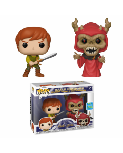Funko Pop 2-Pack Disney 40162 The Black Cauldron Taran & Horned King SDCC2019