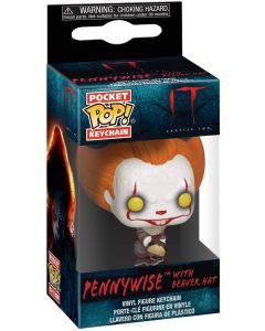 Funko Pocket Pop Keychain It 2 40651 Pennywise with Beaver Hat