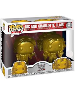 Funko Pop 2-Pack WWE World Wrestling 42050 Ric and Charlotte Flair Gold