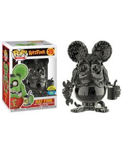 Funko Pop Icons 15 Ratfink 42366 Rat Fink Chrome Grey SDCC2019 Toy Tokio