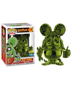 Funko Pop Icons 15 Ratfink 42391 Rat Fink Chrome Green SDCC2019 Toy Tokio