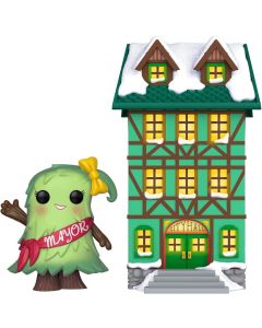Funko Pop Town Christmas 04 Peppermint Lane 44424 Mayor Patty Noble & City Hall