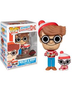 Funko Pop Books 25 Where's Waldo 44758 Waldo & Woof