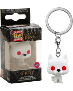 Funko Pocket Pop Keychain Game Of Thrones GOT 45044 Ghost Flocked