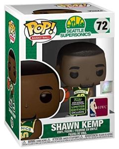 Funko Pop Basketball 72 NBA Seattle Supersonics 45929 Shawn Kemp SDCC2020
