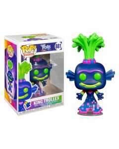 Funko Pop Movies 881 Dream Works Trolls World Tour 47003 King Trollex