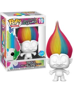 Funko Pop Trolls 10 Good Luck Trolls 47931 D.I.Y. Rainbow Troll