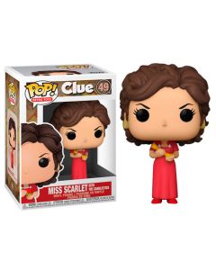 Funko Pop Retro Toys 49 Clue 51452 Miss Scarlet with the Candlestick