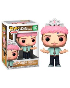 Funko Pop Television 1147 Parks and Recreation 56166 Andy as Princess Rainbow Sparkle