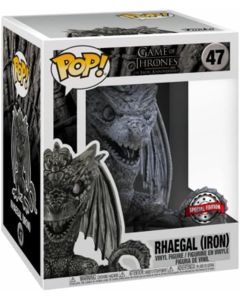 Funko Pop 6" Big Size Game Of Thrones 47 GOT 57935 Rhaegal Iron Special Edition