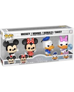 Funko Pop 4-Pack Disney 100 year 70339 Mickey Minnie Donald Daisy