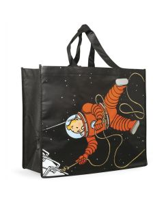 Tintin Borse 04245 Bag Semi Waterproof Tintin & Haddock Lune