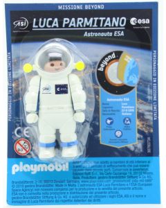 Playmobil Speciale Astronauta Luca Parmitano ESA Missione Beyond ASI h 8cm