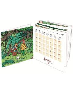 Tintin 24444 Calendrier Calendario da tavolo Tintin 2021