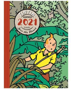 Tintin 24445 Agenda Diary Desk 2021