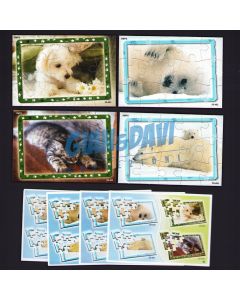 Ü-Ei_PZZ_DE 2007 Tierepuzzle 2S-401 bis 404