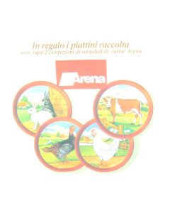 Arena I Piattini Raccolta Serie completa 4 Pezzi Sigillati 11cm Diametro