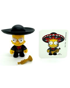 Kidrobot Vinyl Mini Figure - Simpsons S2 Mariachi Bart  1/25
