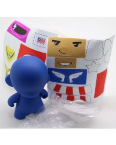 Kidrobot Marvel Micro 2,5" Munny Munnyworld Series 1 - Captain America