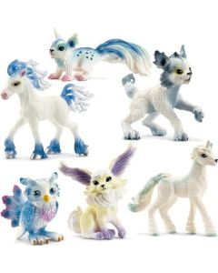 Schleich Elfen Bayala 70487 - 70492 Animaletti fatati dei ghiacci Serie Completa