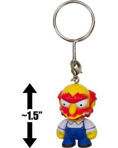 Kidrobot Vinyl Mini Figure - Simpsons Keychain S1 - Groundskeeper Willie