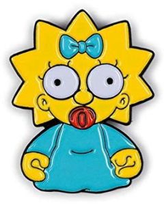Kidrobot Enamel Pin Spilla Series - The Simpsons Maggie 1/20