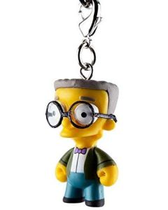Kidrobot Vinyl Mini Figure - Simpsons Keychain Crap-Tacular - Waylon Smithers 2/24