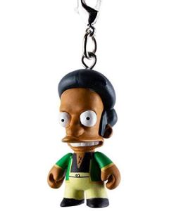 Kidrobot Vinyl Mini Figure - Simpsons Keychain Crap-Tacular - Apu 1/24