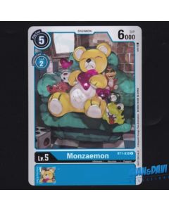 BanDai Digimon Card Game - Tournament Kit Vol.2 - BT1-038 C ALT Monzaemon