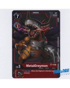 BanDai Digimon Card Game - Tournament Kit Vol.2 - ST1-09 R ALT MetalGreymon Holo