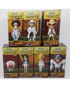 Banpresto One Piece Film Gold WCF World Collectable Figure Vol. 1 (7 Figure differenti)