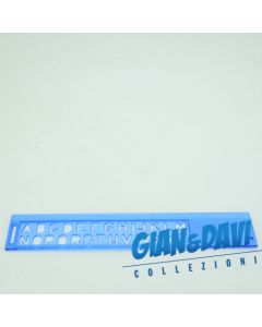 MB-GD-CA Righello normografo Vuoto Blu