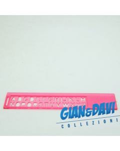 MB-GD-CA Righello normografo Vuoto Rosa