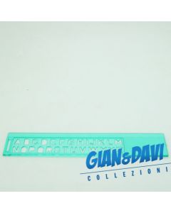 MB-GD-CA Righello normografo Vuoto Verde Acqua